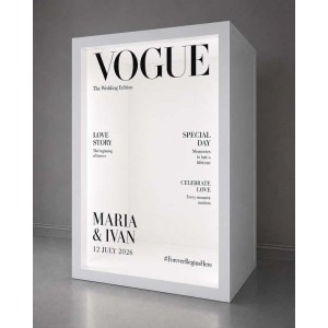 Сватбена Vogue фотобудка с моментни снимки