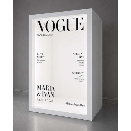 Сватбена Vogue фотобудка с моментни снимки