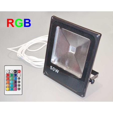 МНОГОЦВЕТЕН 50W RGB LED FLOOD прожектор под наем